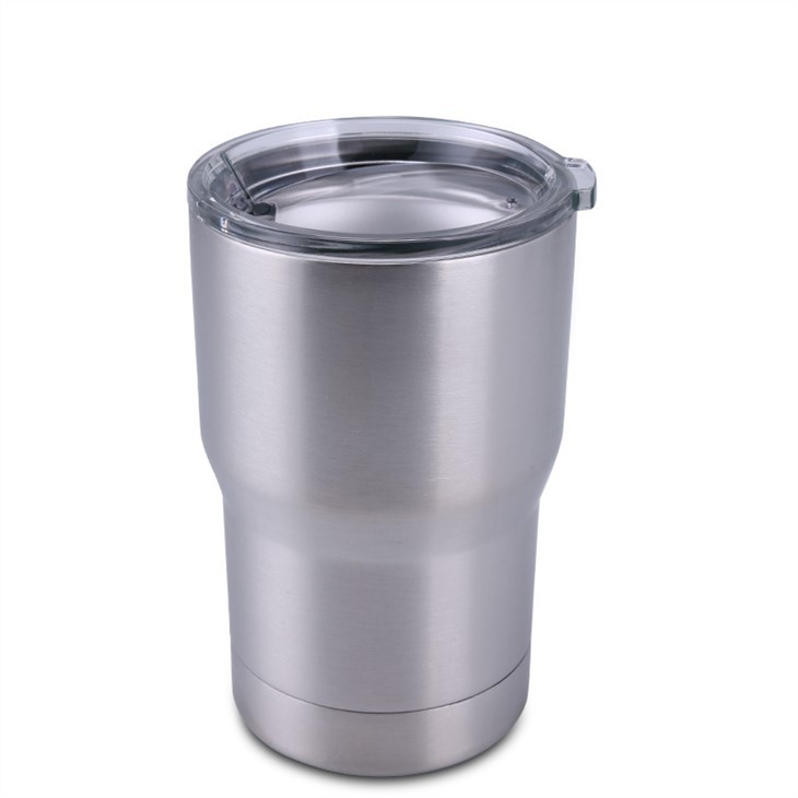 Glossy Finish Rostfritt stål isolerat kaffetumare