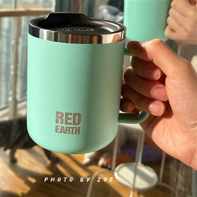 Rostfritt stål stor kapacitet mugg med läcktät lock